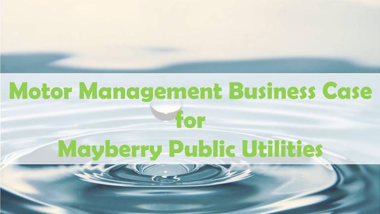 Motor Management Business Case for Mayberry Public Utilities
